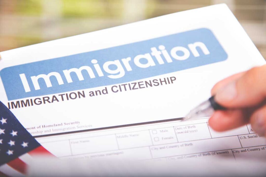 close up photo of Immigration papers for non immigrant visas applications